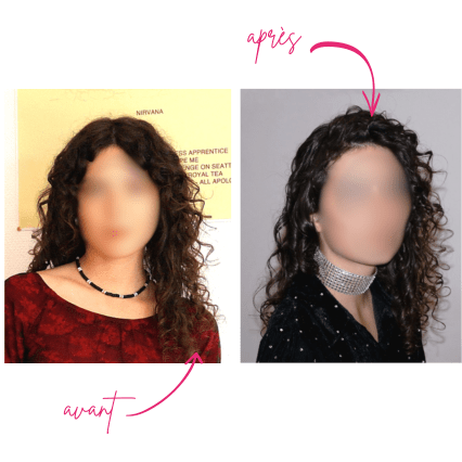 la transformation capillaire de Nina grâce au coaching capillaire Blooming Girls