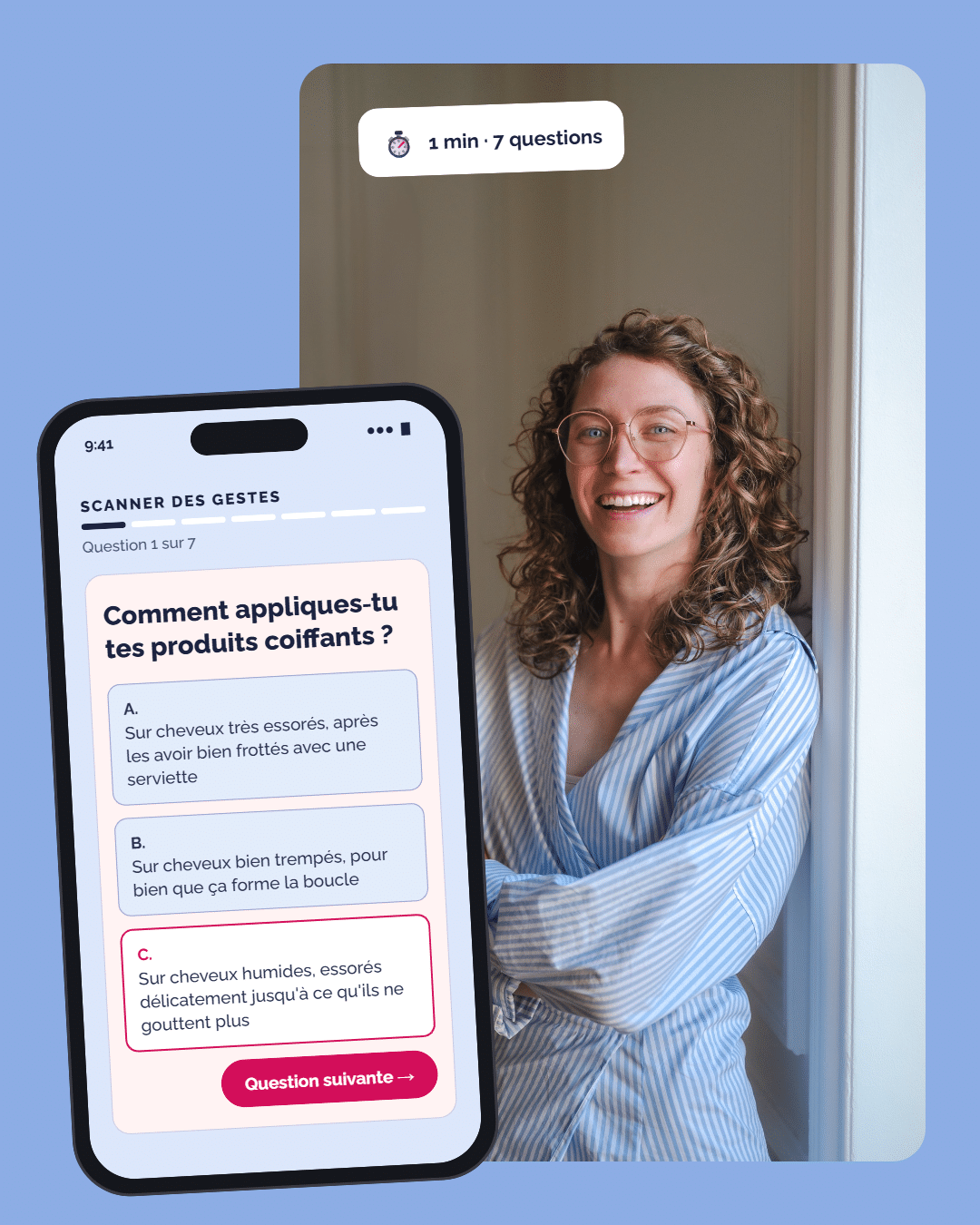 Ylana&eacute; et le quiz Scanner des gestes sur t&eacute;l&eacute;phone